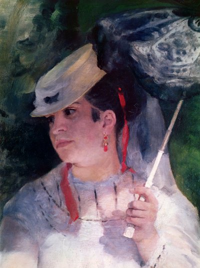 Portrait of Lise, 1867 (detail) by Pierre Auguste Renoir